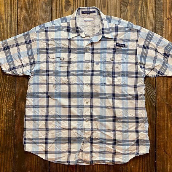 Columbia Other - Columbia PFG Super Bahama Omni Shade Button Up